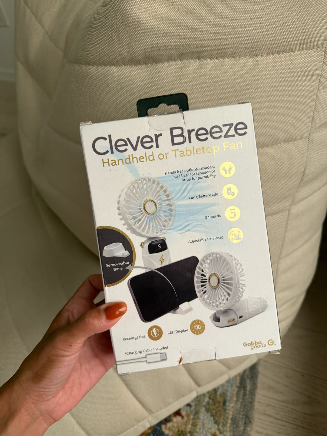 *BNIB* electric portable handheld mini fan