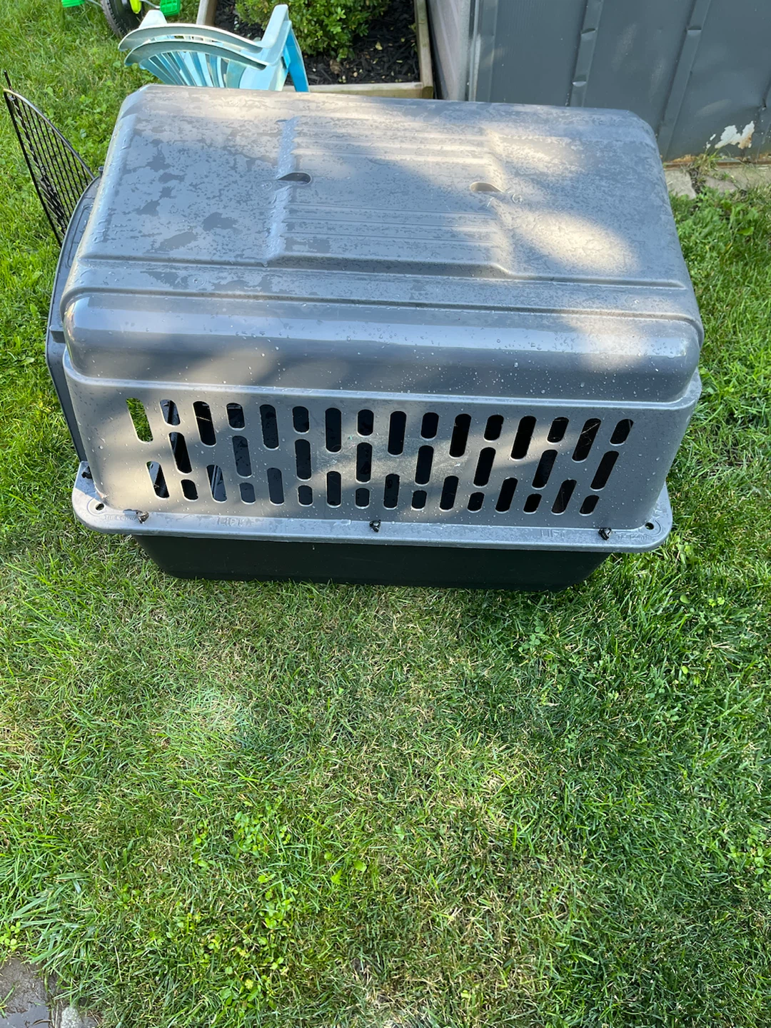 Grey Pet Carrier Crate - photo 2