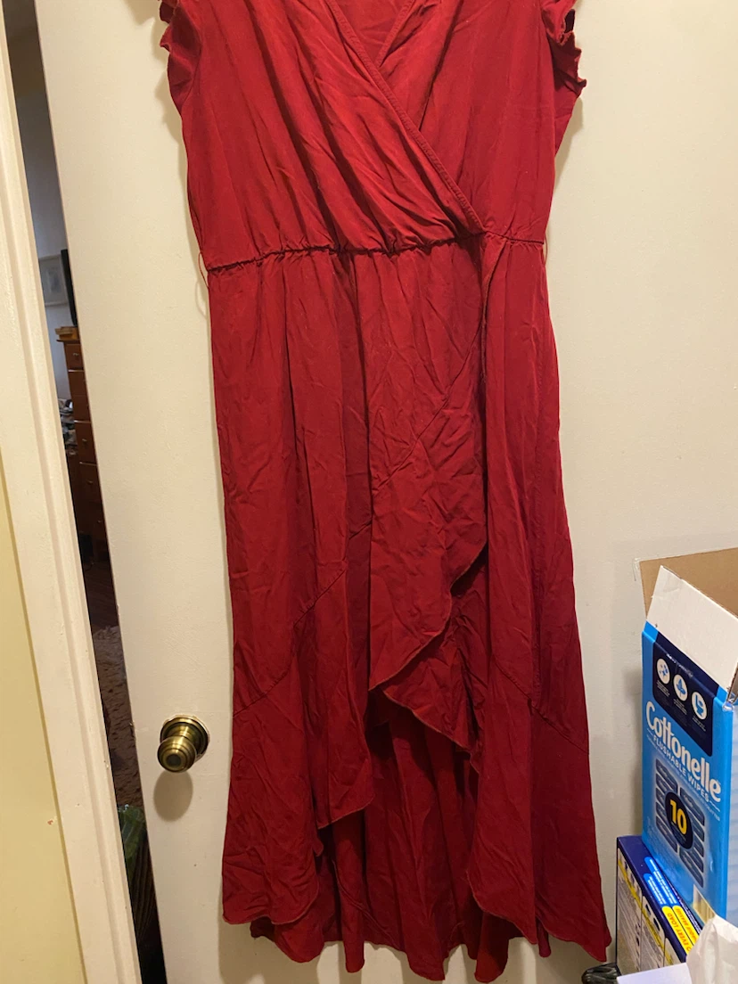 Geregrell Red Wrap Dress XL