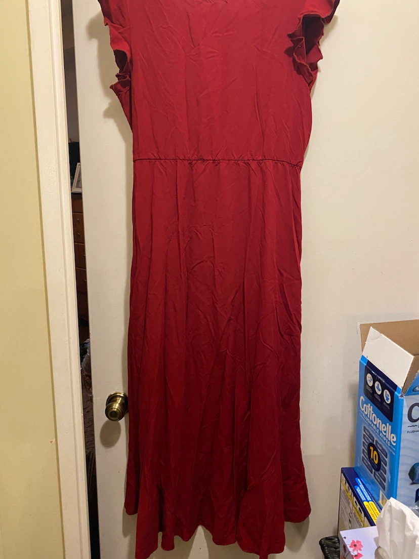 Geregrell Red Wrap Dress XL - photo 3