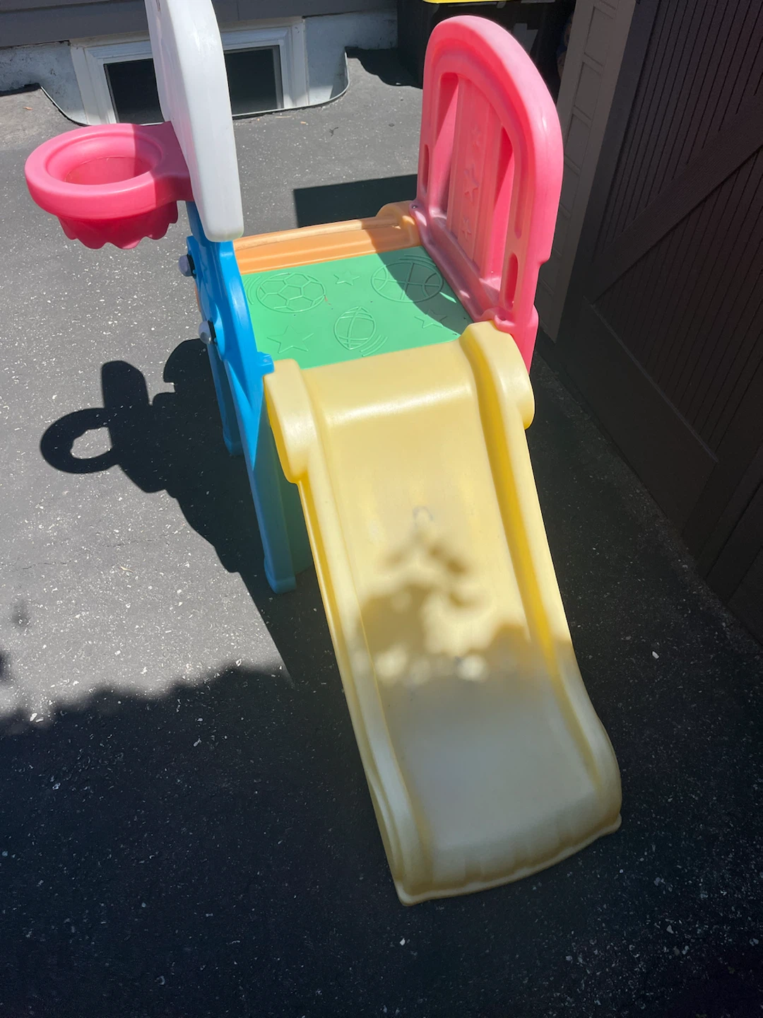 Multi-Activity Play Center with Slide and Basketball Hoop - photo 3