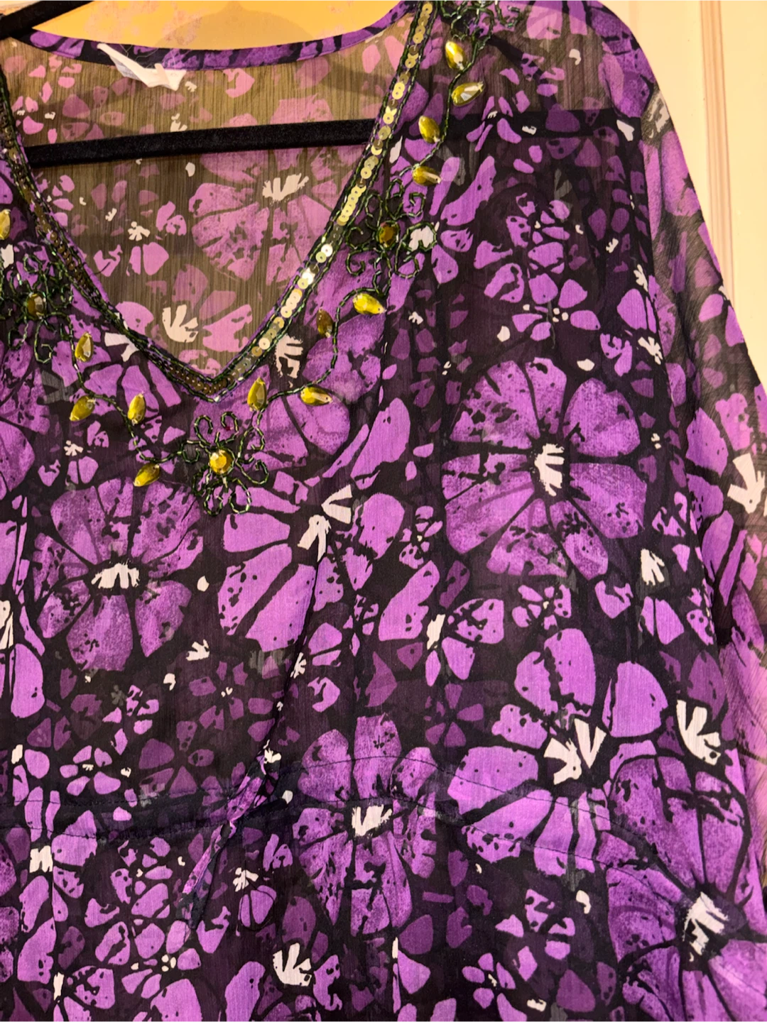 Floral Beach Cover-Up one size - photo 2