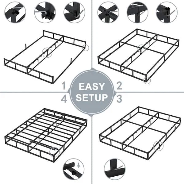 Full Size Box Spring with Easy Clean Fabric Cover - photo 5
