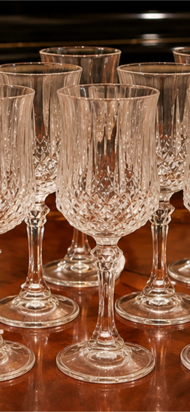 Price for each. Set of 12 Crystal Wine Glasses - photo 3