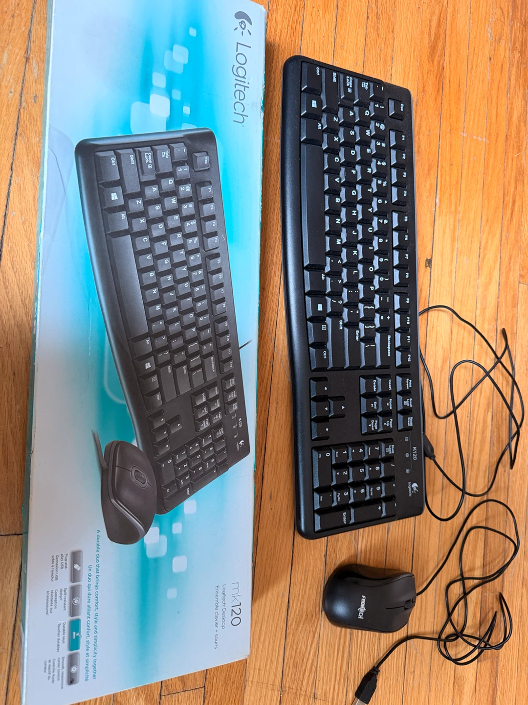 Logitech MK120 USB Keyboard & Mouse Combo – Excellent Condition