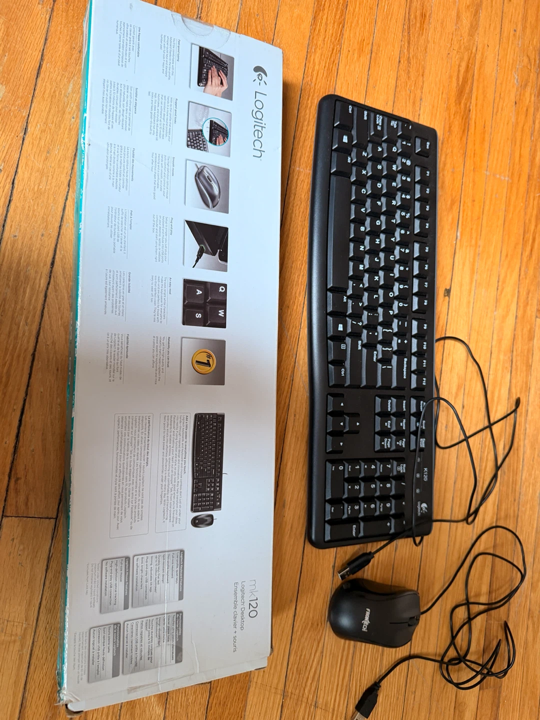 Logitech MK120 USB Keyboard & Mouse Combo – Excellent Condition - photo 2