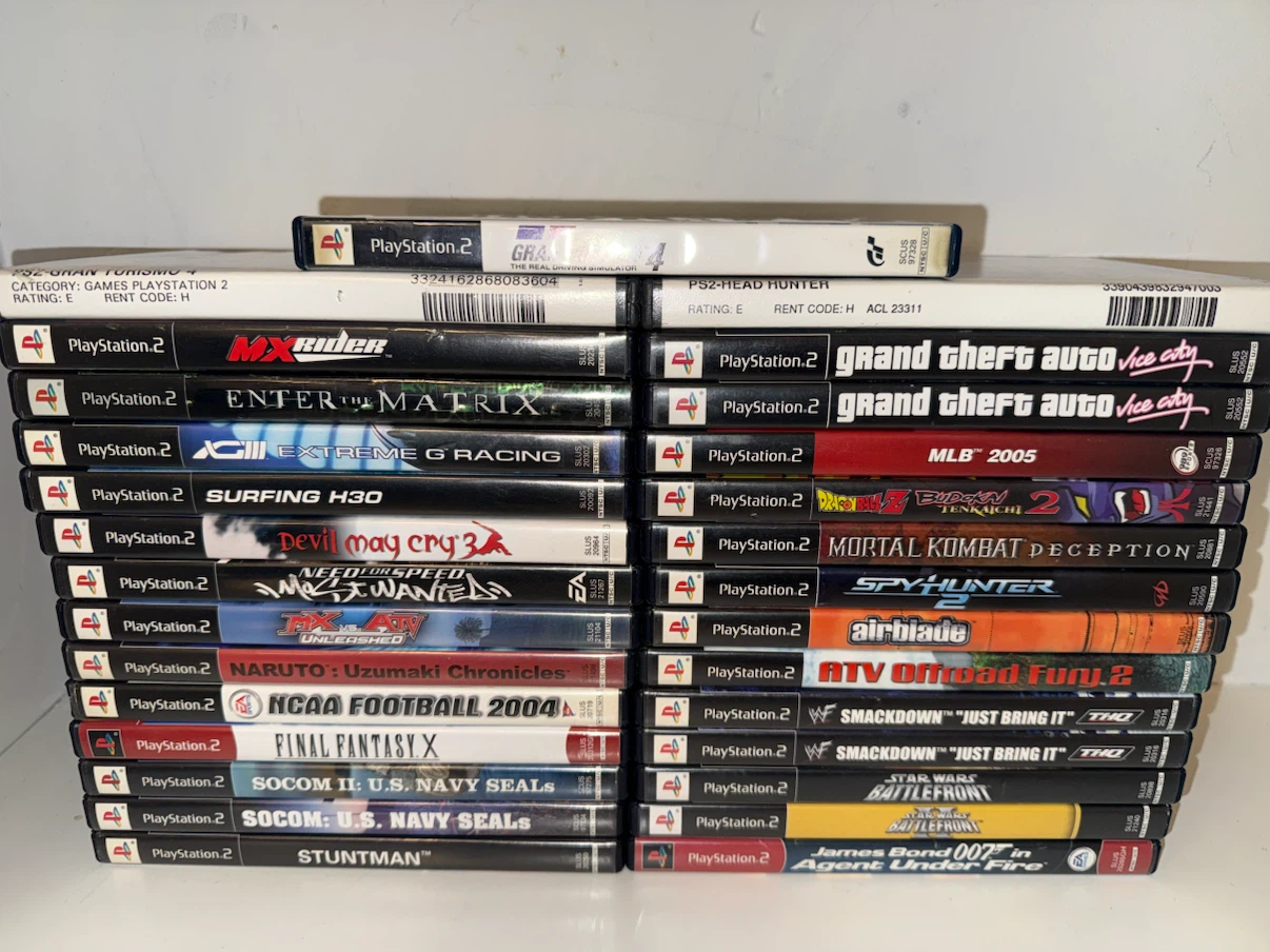 Different Prices !! PlayStation 2 Video Games Lot