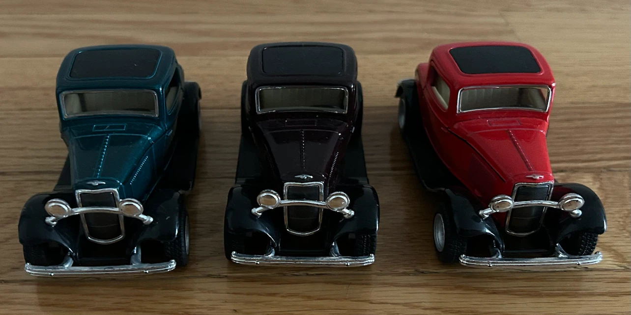 Set of 3 Vintage Diecast Model Cars - photo 2