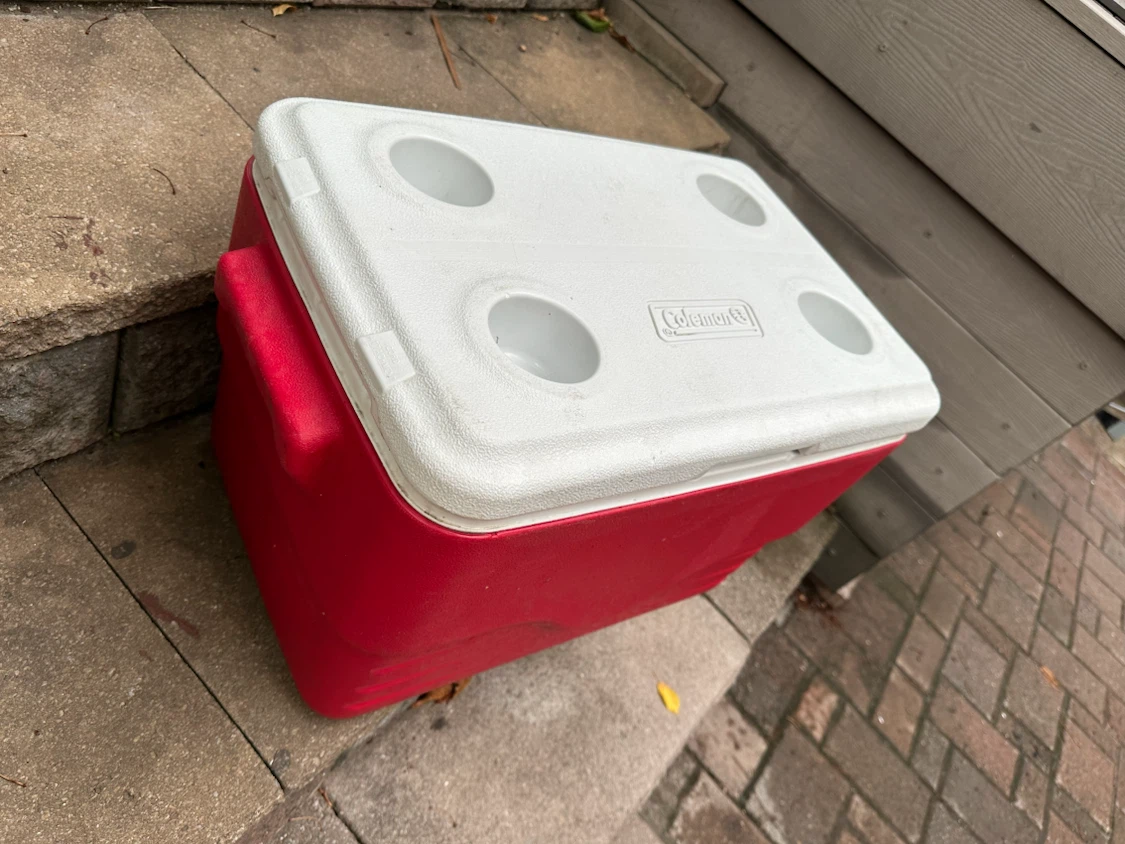 Coleman Cooler Box - Red/White - photo 3