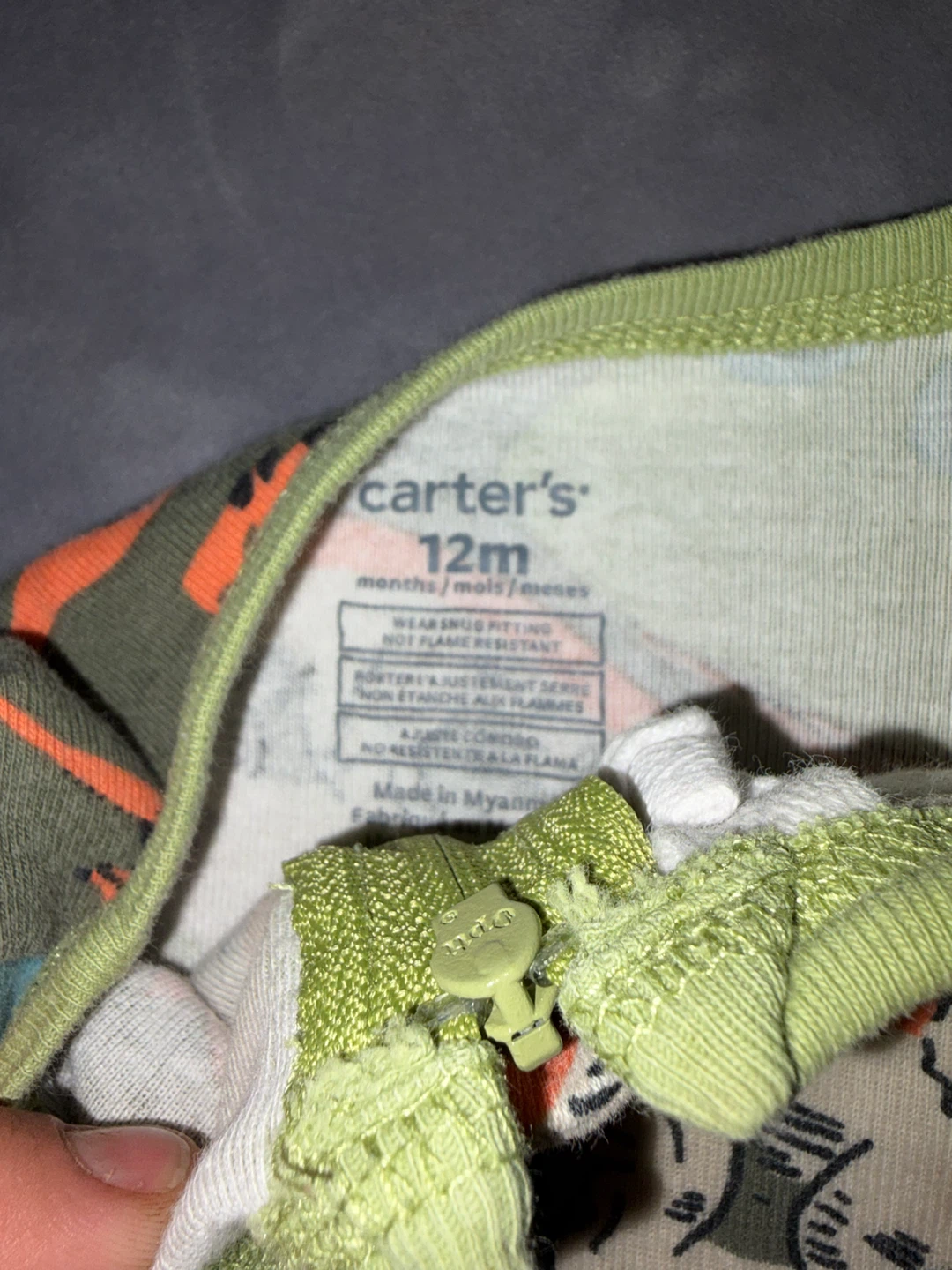 Combinaison pyjama Carter's 12 mois dinosaures - photo 2
