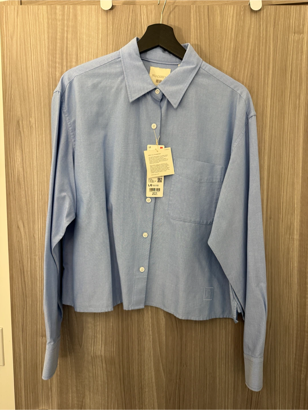 UNIQLO JW Anderson Light Blue Button-Up Shirt