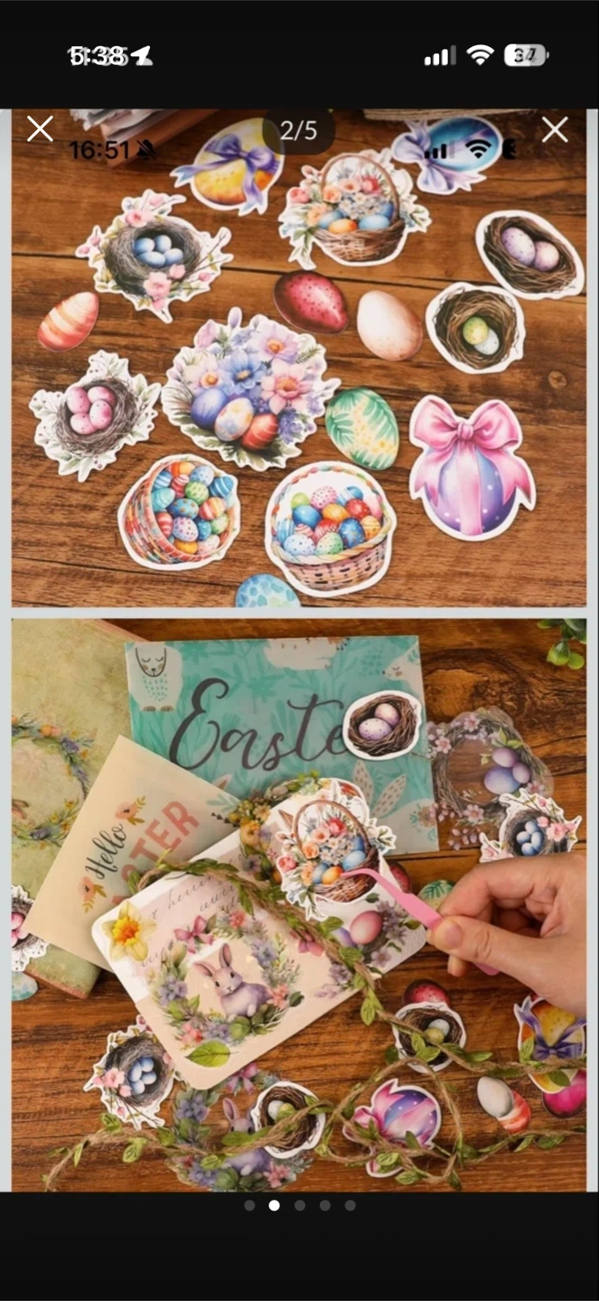 Grābie Easter Crafting Kit with Stickers and Paper - photo 2