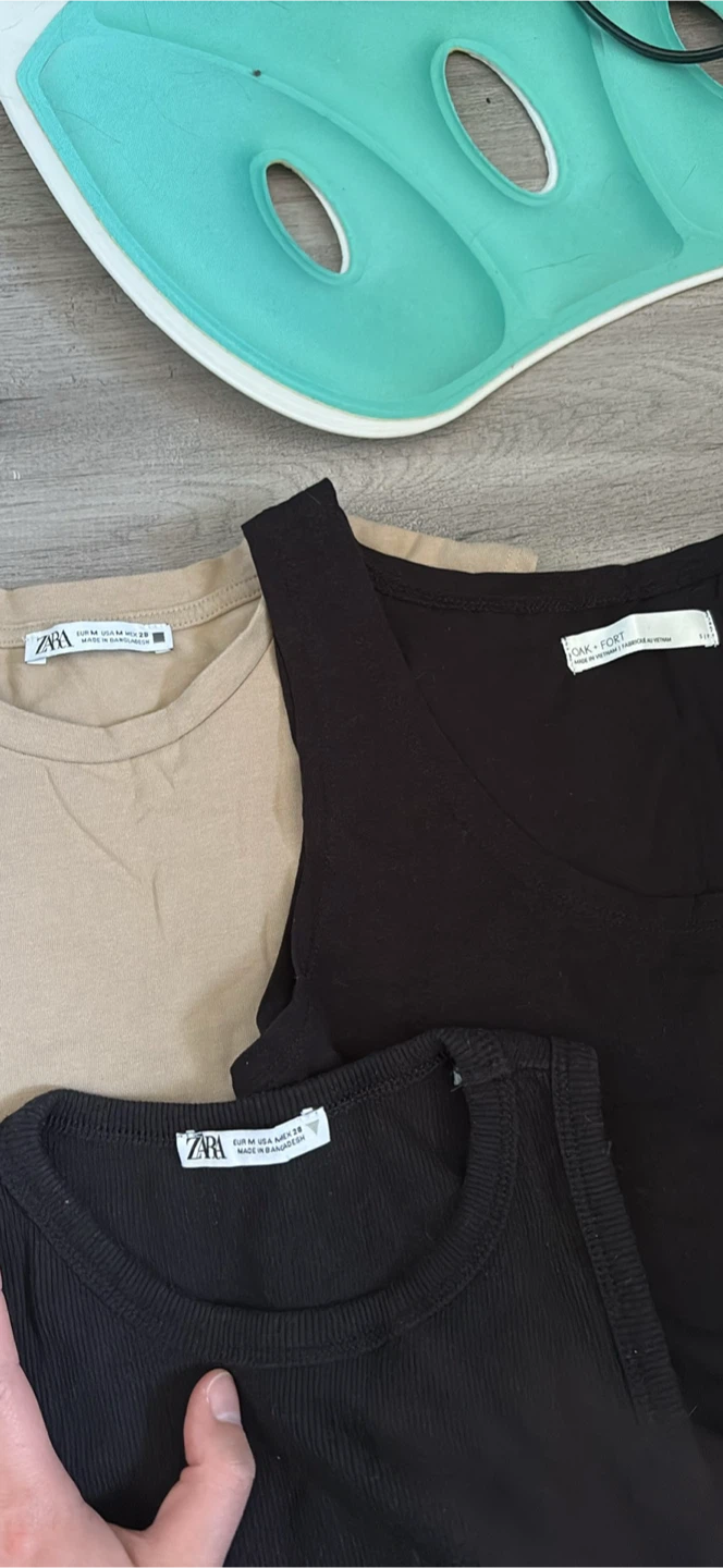 Zara & Oak + Fort Tank Tops - Size Medium - photo 3