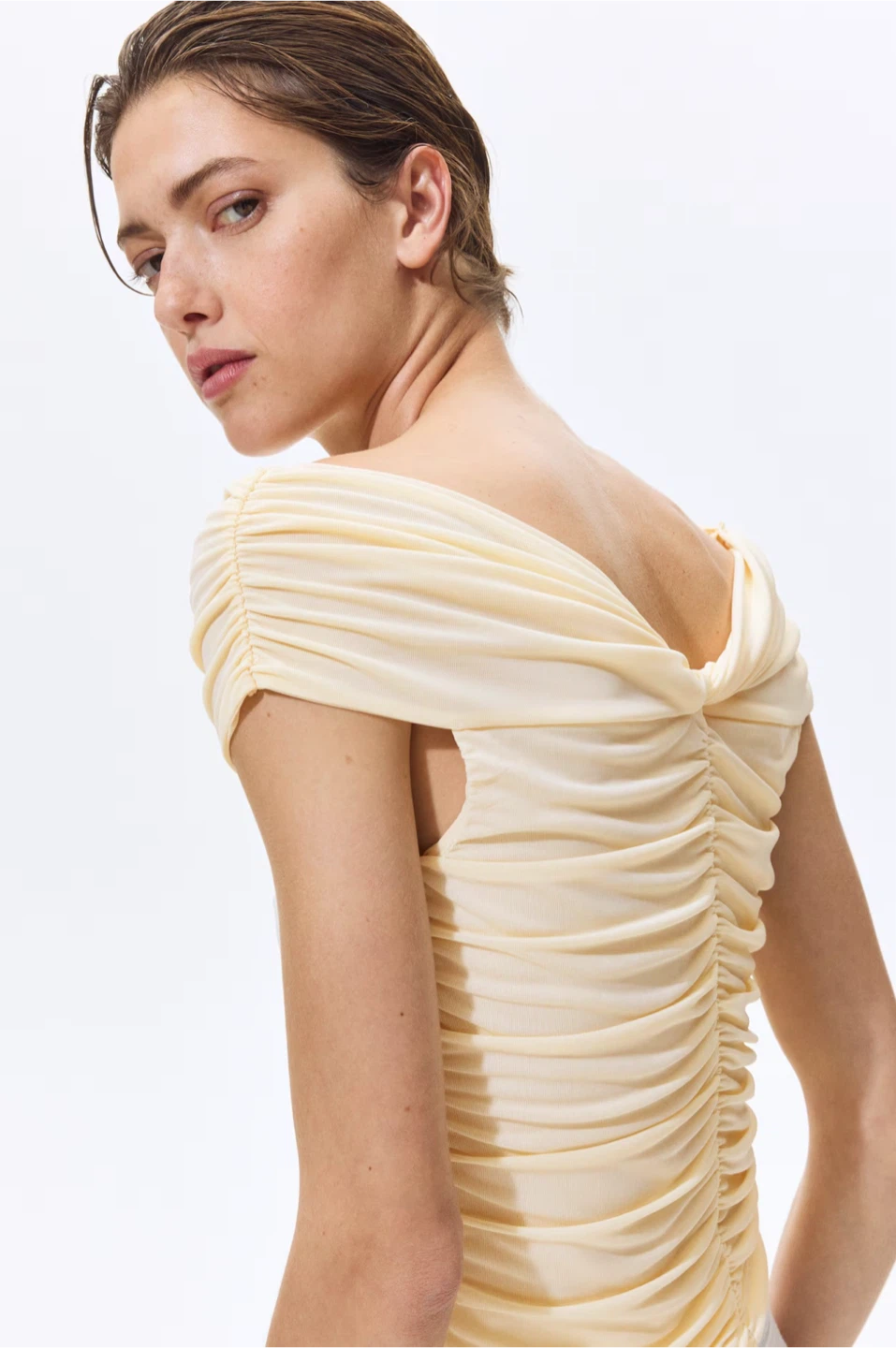 Butter yellow top brand new medium $20 - photo 4