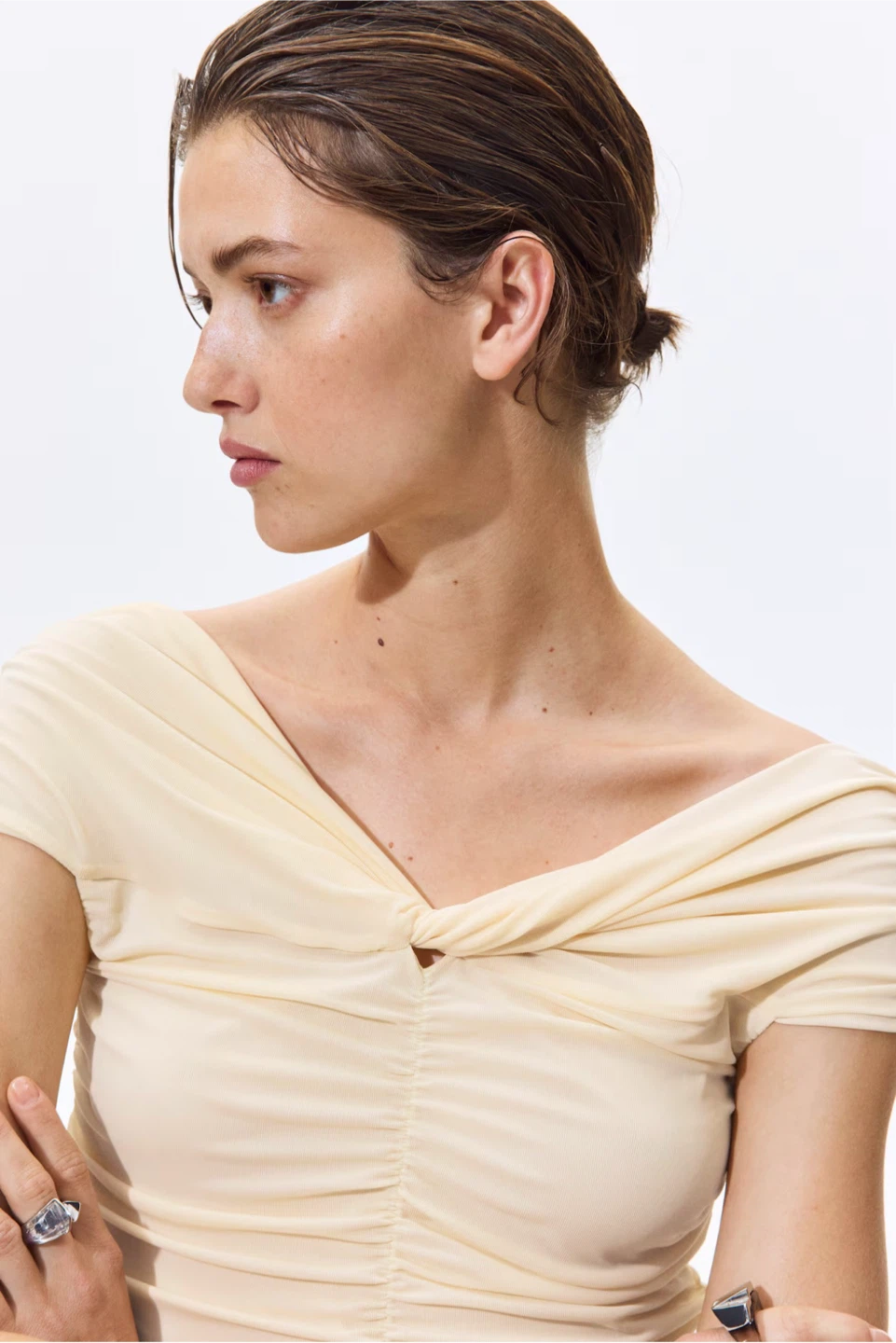 Butter yellow top brand new medium $20 - photo 5