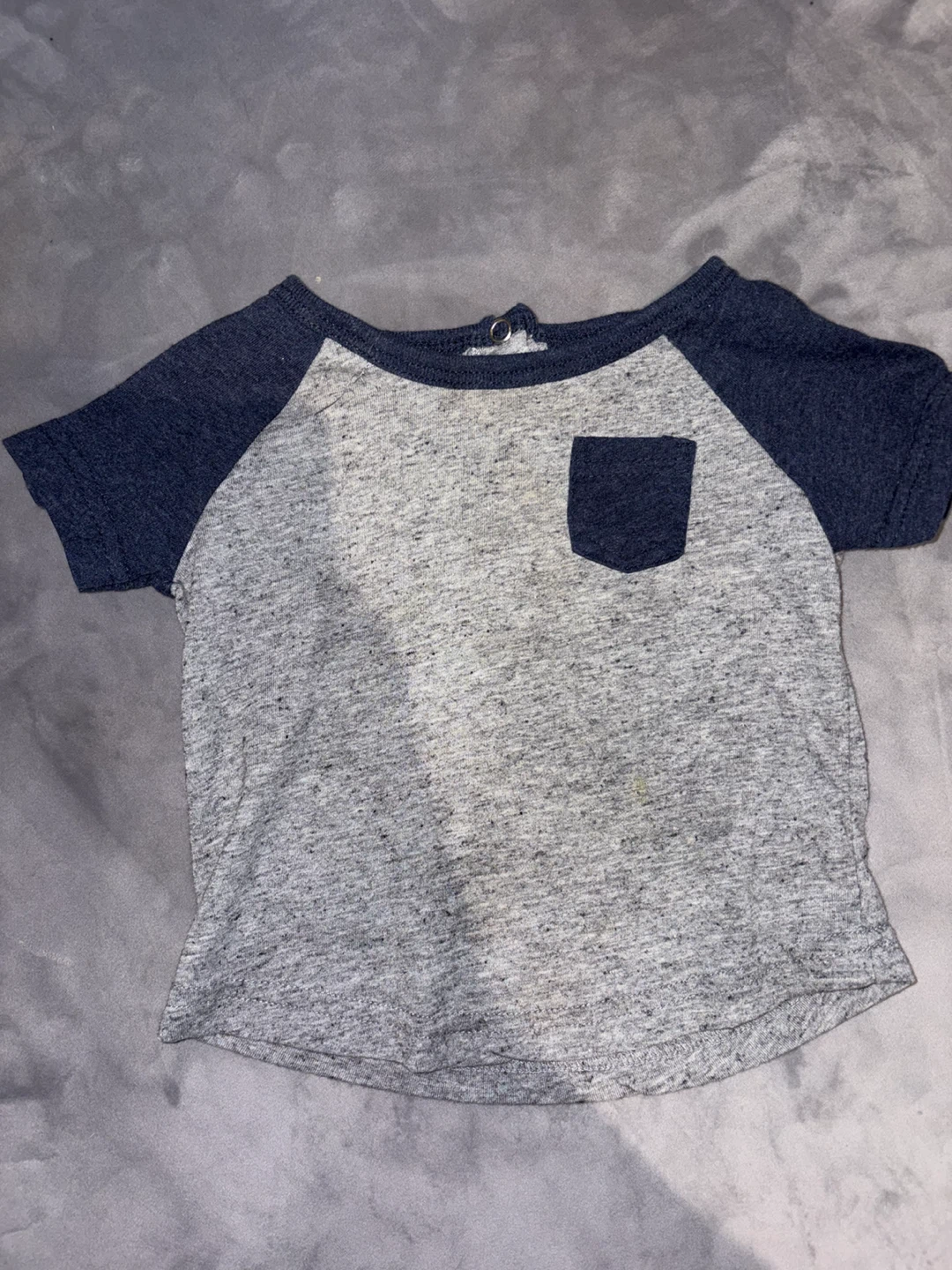 T-shirt George bébé raglan poche 6-12 mois