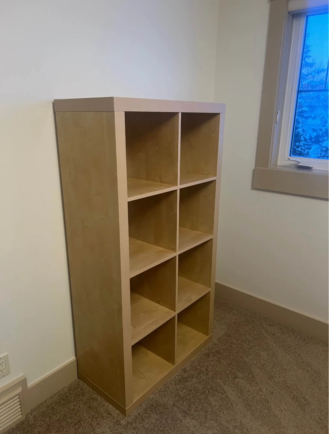 IKEA KALLAX 2x4 in yellow - photo 2
