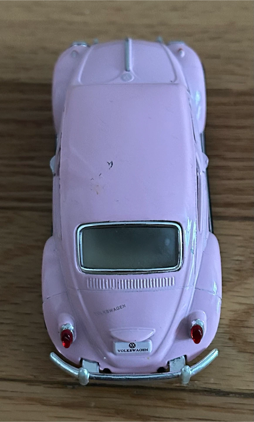 Pink Volkswagen Beetle Toy Car - photo 5