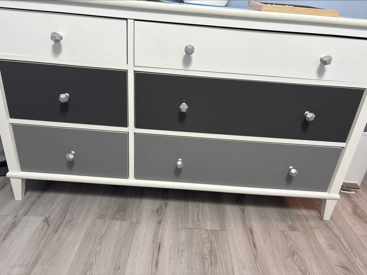 Kids White Dresser with Grey Drawers (set) - photo 2