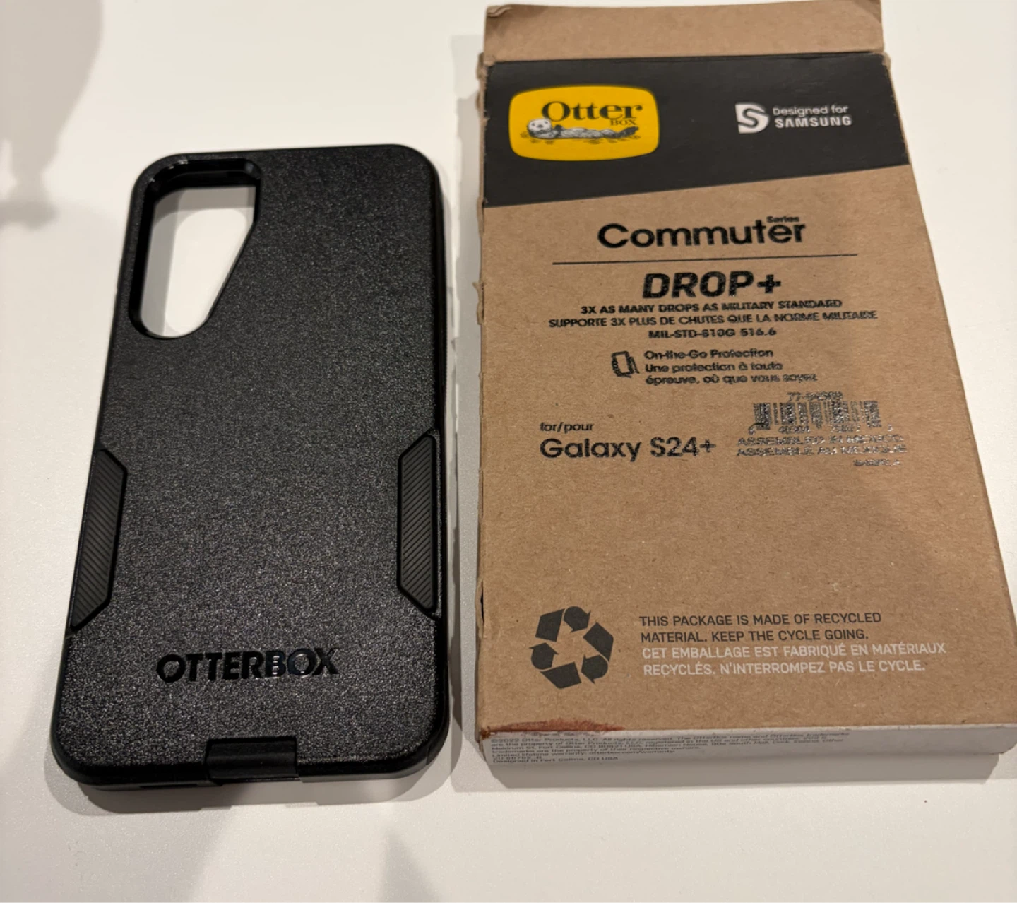 New OtterBox Samsung Galaxy S24+ Commuter Series Case - Black - photo 3