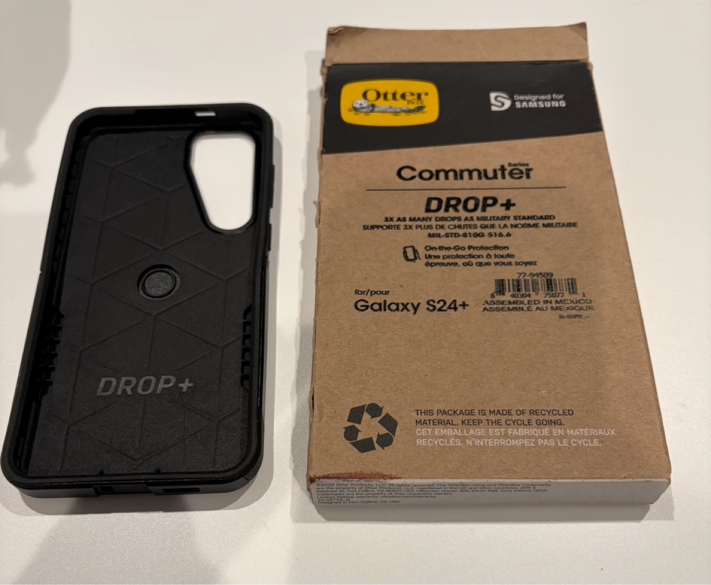 New OtterBox Samsung Galaxy S24+ Commuter Series Case - Black - photo 4