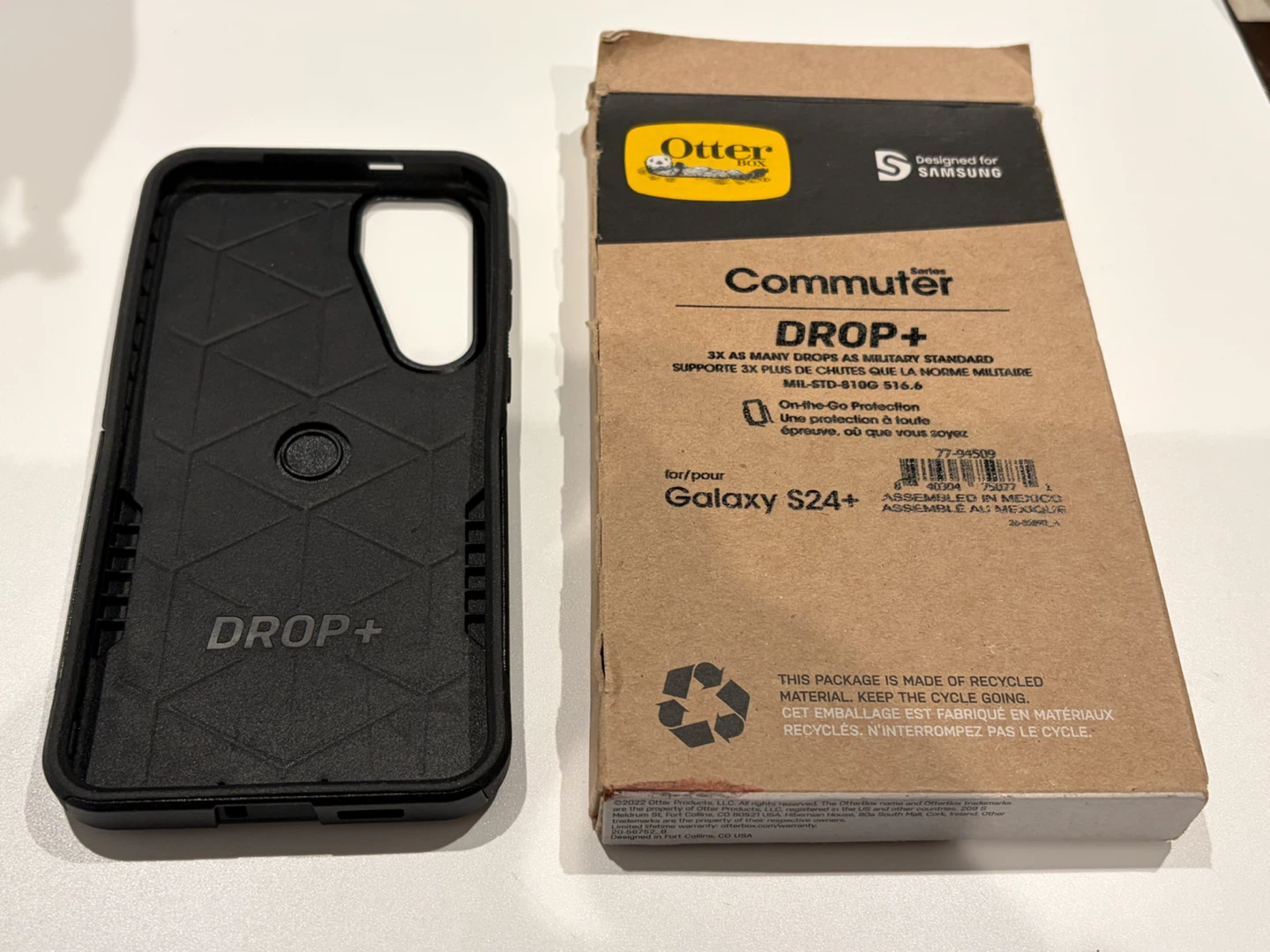 New OtterBox Samsung Galaxy S24+ Commuter Series Case - Black - photo 5