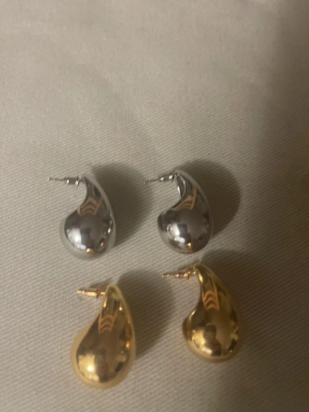 Teardrop Earrings (2 Pairs)
