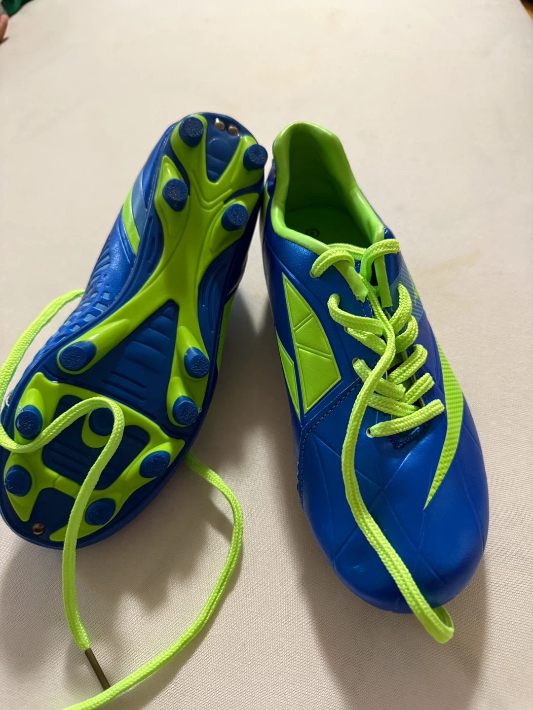 Eletto Soccer Cleats - Blue/Lime Green size 4 - photo 2