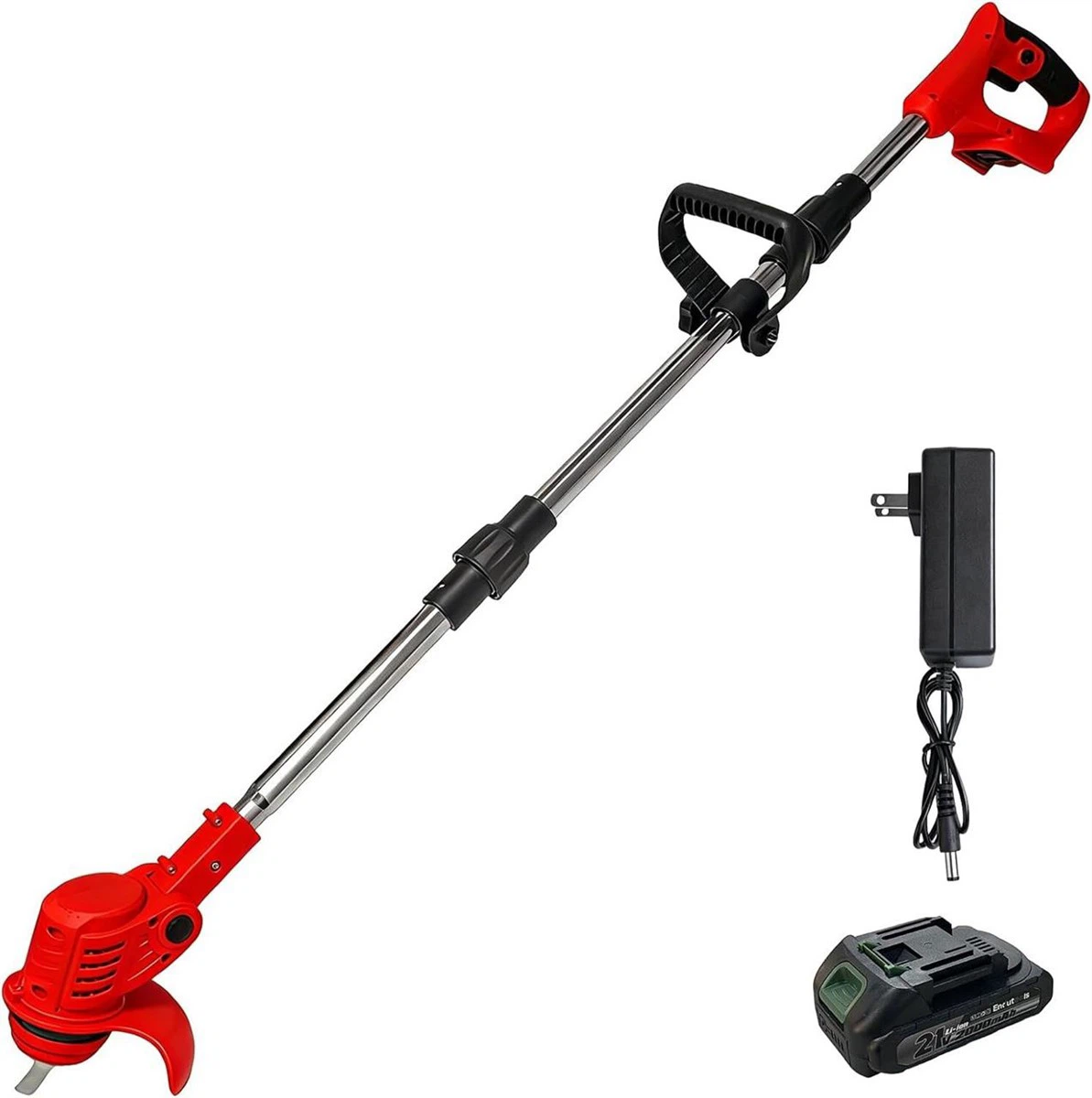Electric String Trimmer with Battery and Charger
