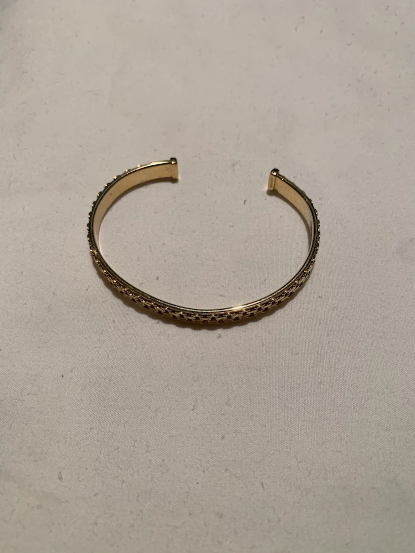 Gold Tone Cuff Bracelet
