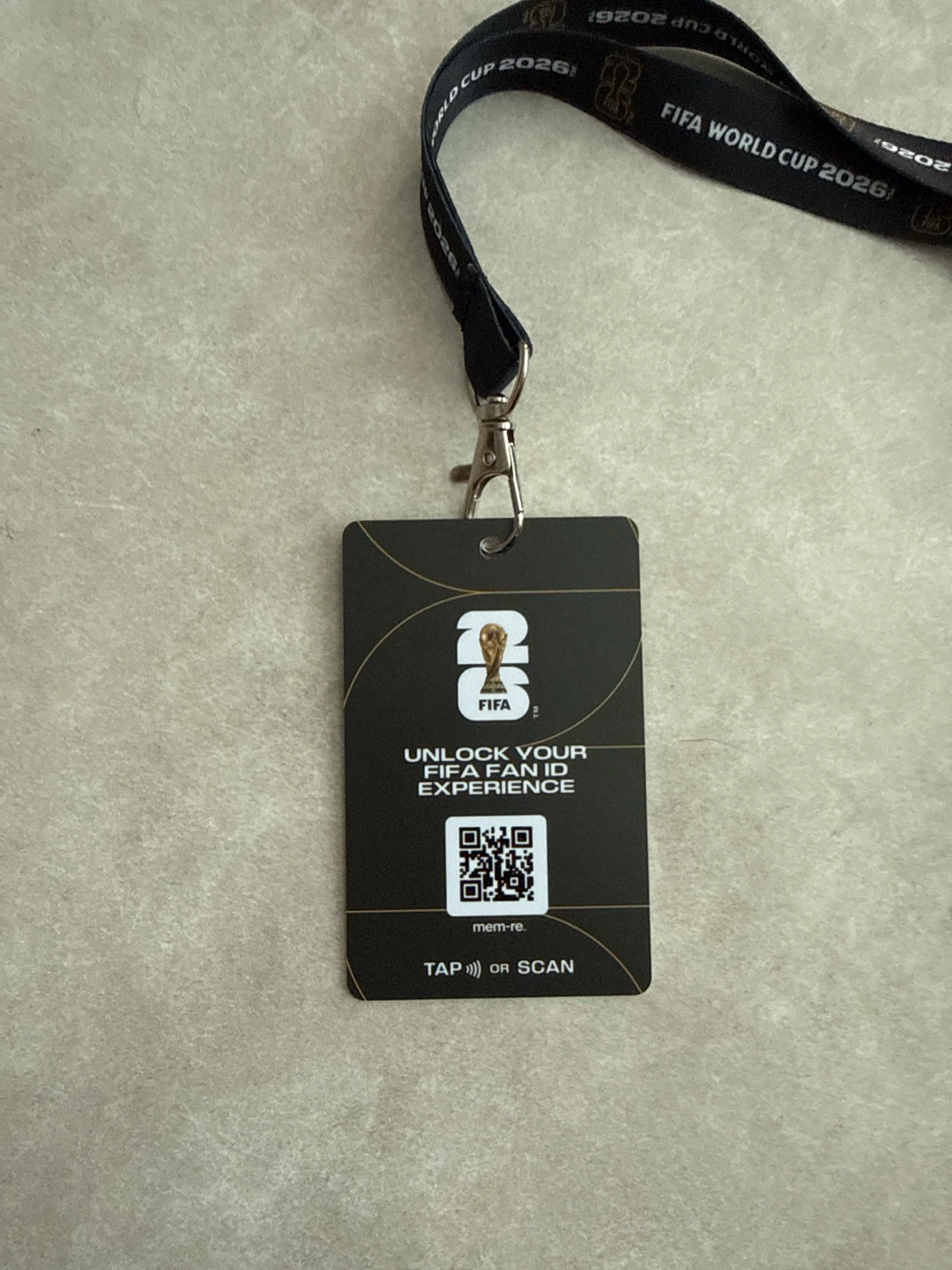 FIFA World Cup 2026 Lanyard and Badge - photo 2