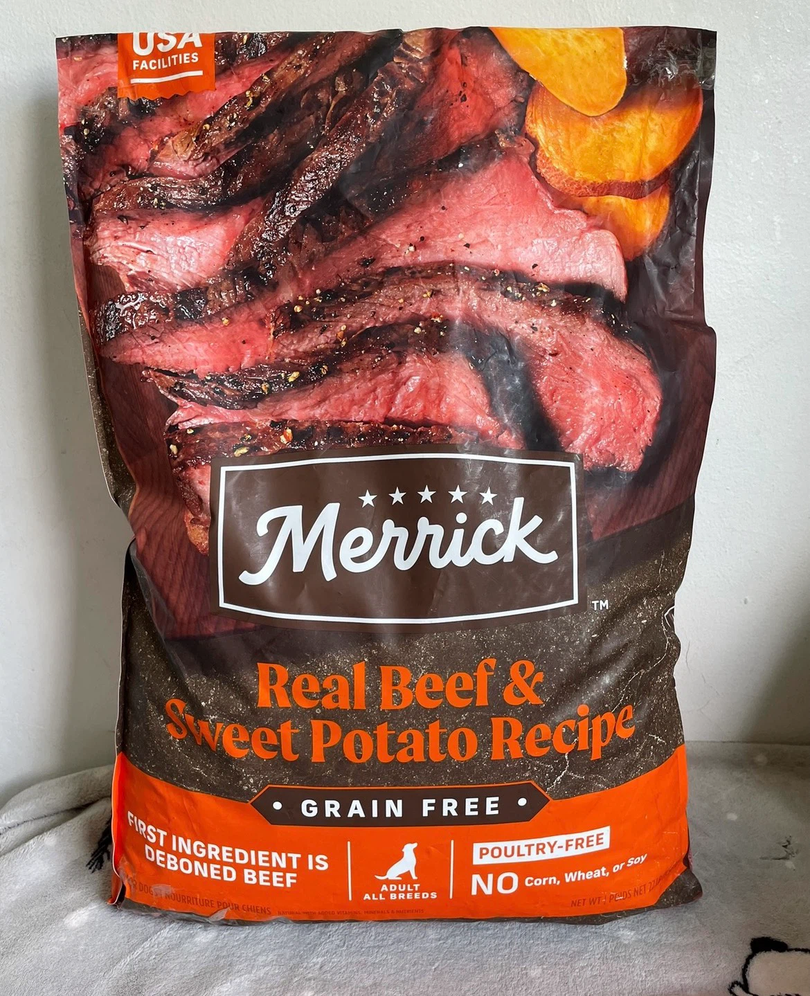 22lbs Merricks Dog Food Poultry Free