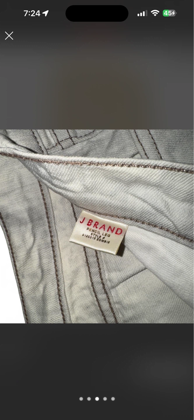 J Brand Pencil Leg Jeans Size 27 - photo 4