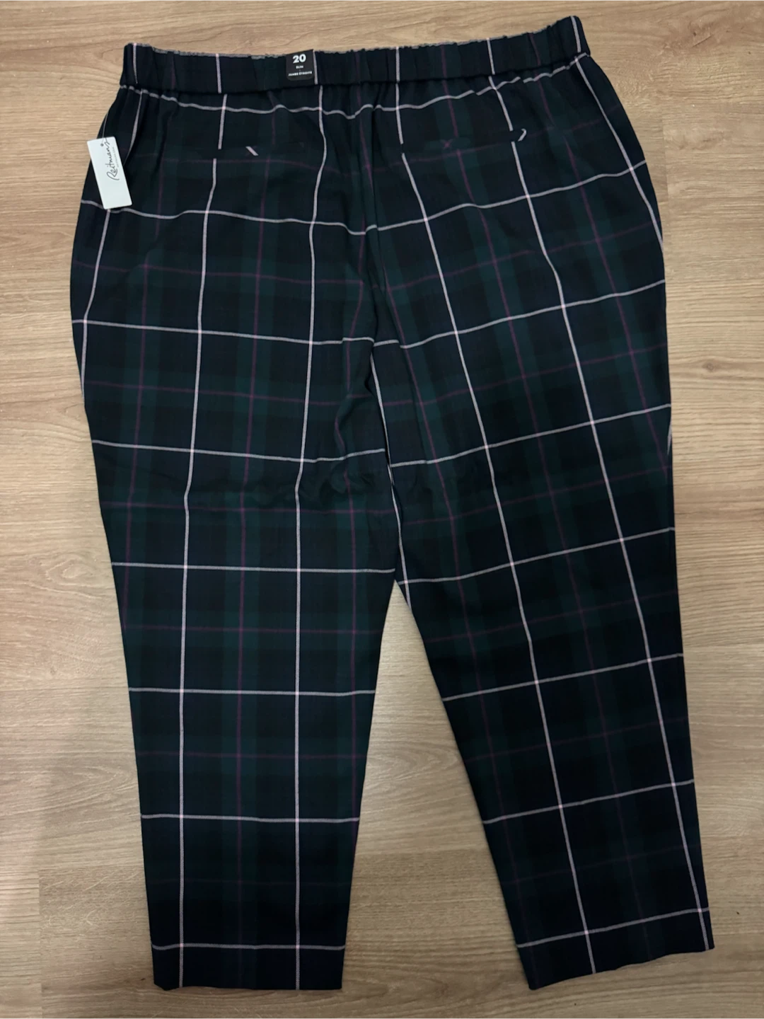 Reitmens Plaid Pants Size 20 $15 - photo 2