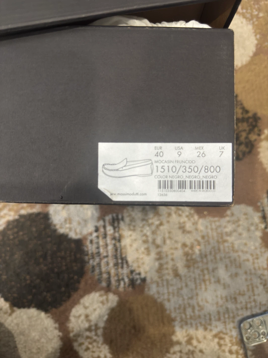 Massimo Dutti Men’s Black Loafers - Brand New w/ Tags - photo 5