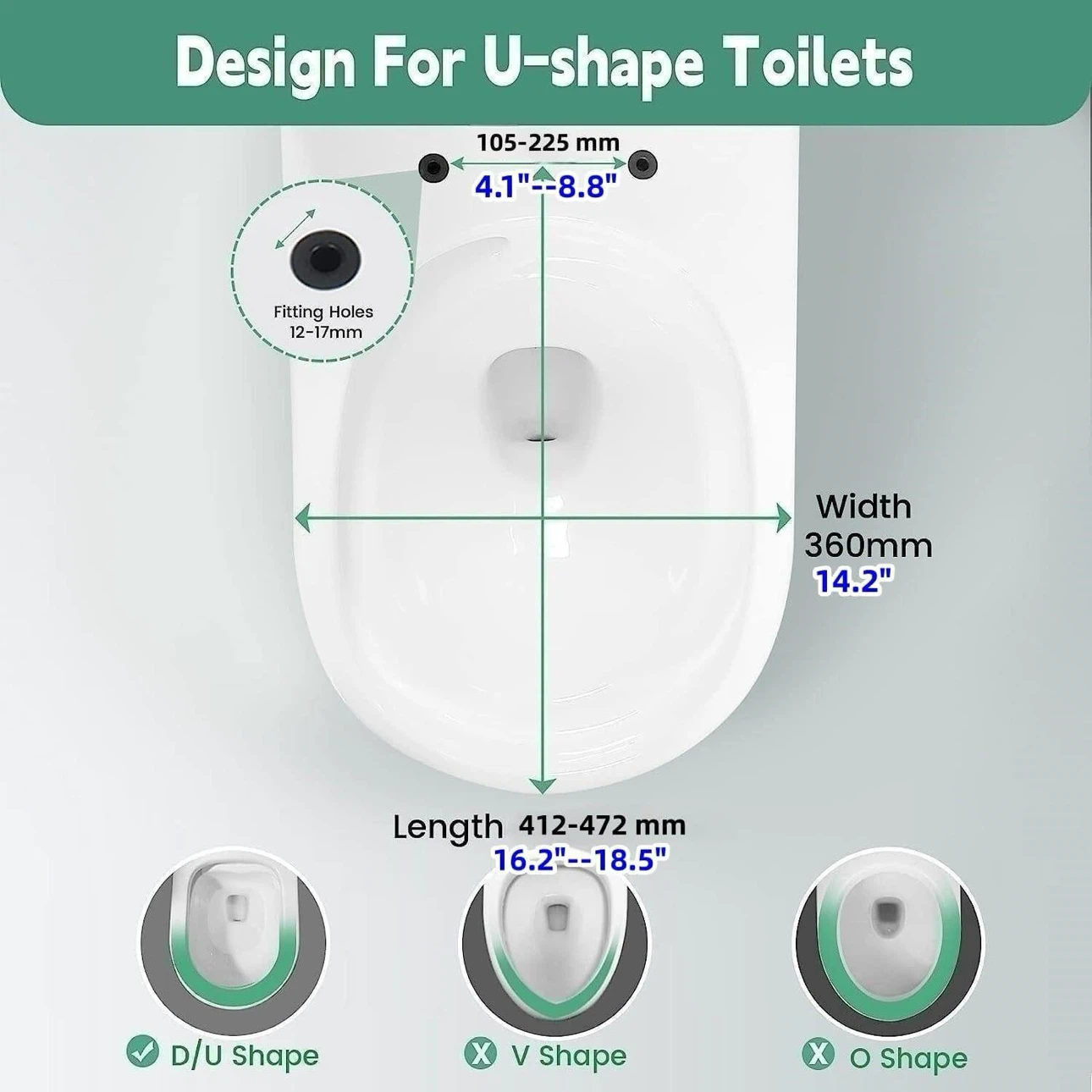 SADALAK White Toilet Seat - photo 2