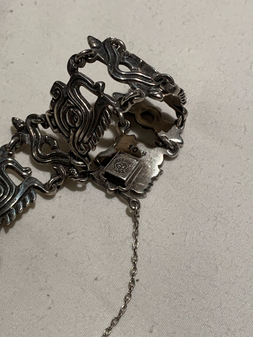 Vintage Sterling Silver Charm Bracelet - photo 2