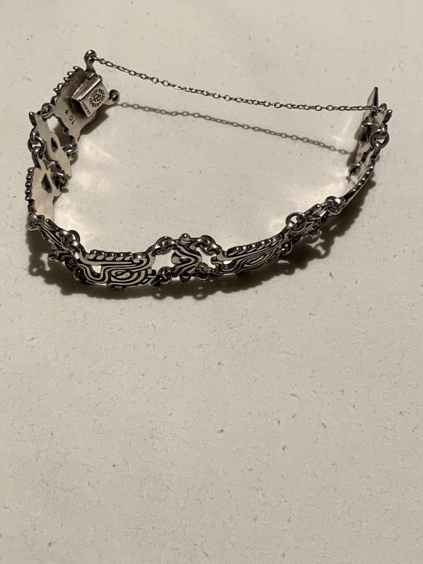 Vintage Sterling Silver Charm Bracelet - photo 3
