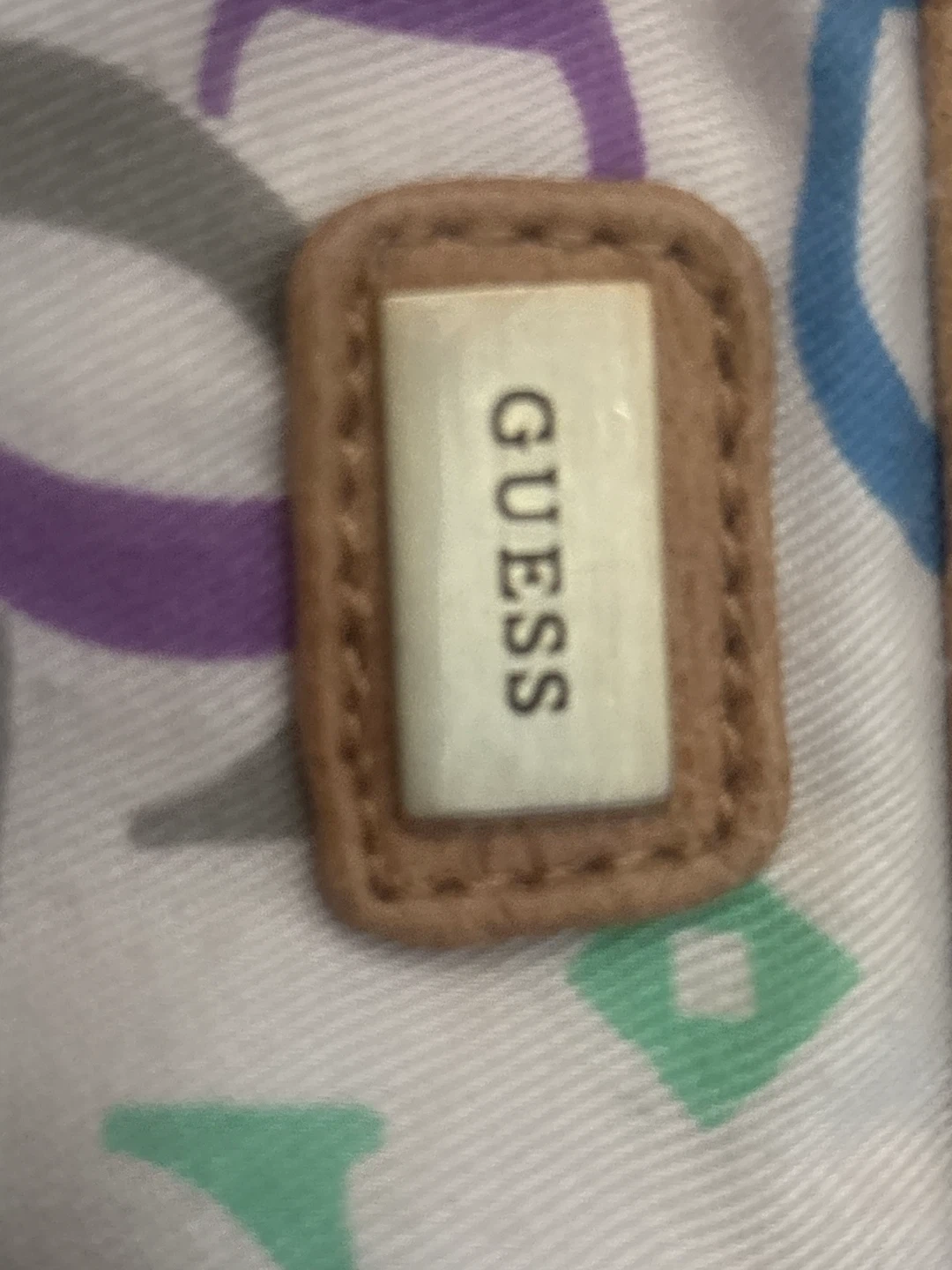 Guess Striped Leather Shoulder Bag - photo 2