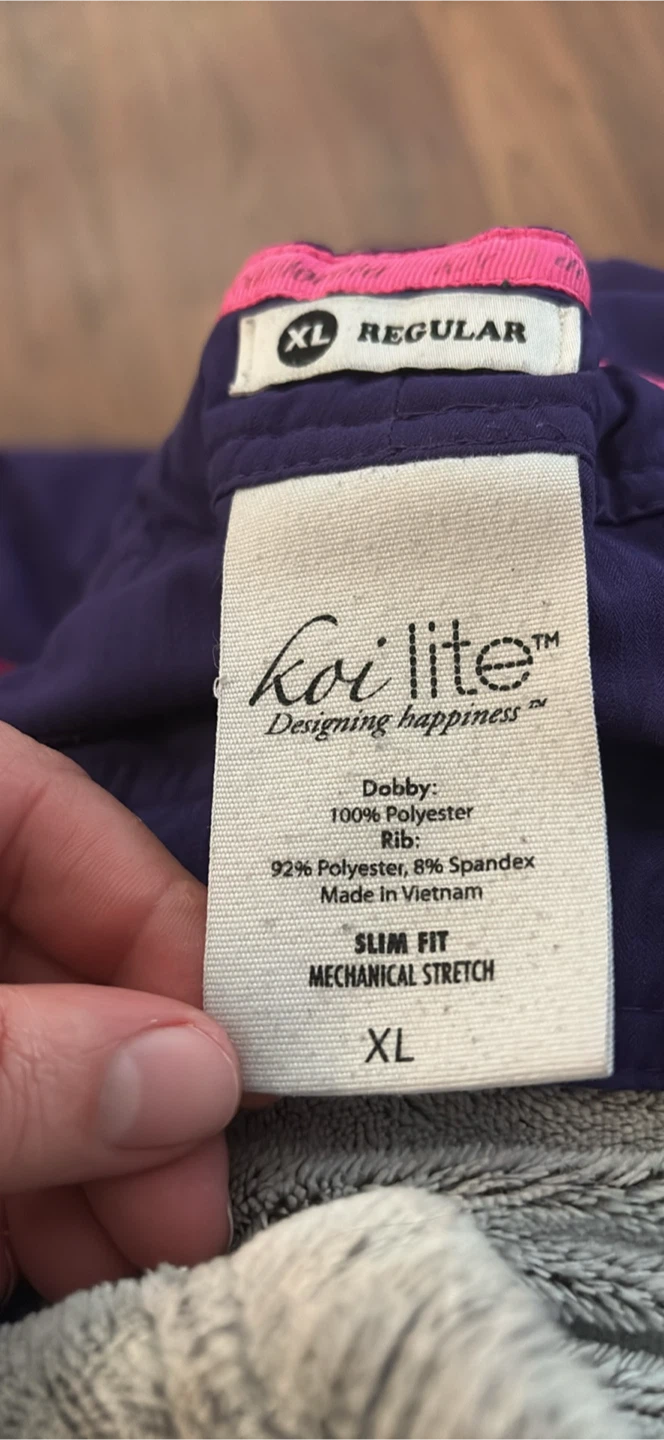 Koi Lite Purple Scrub Pants XL - photo 2