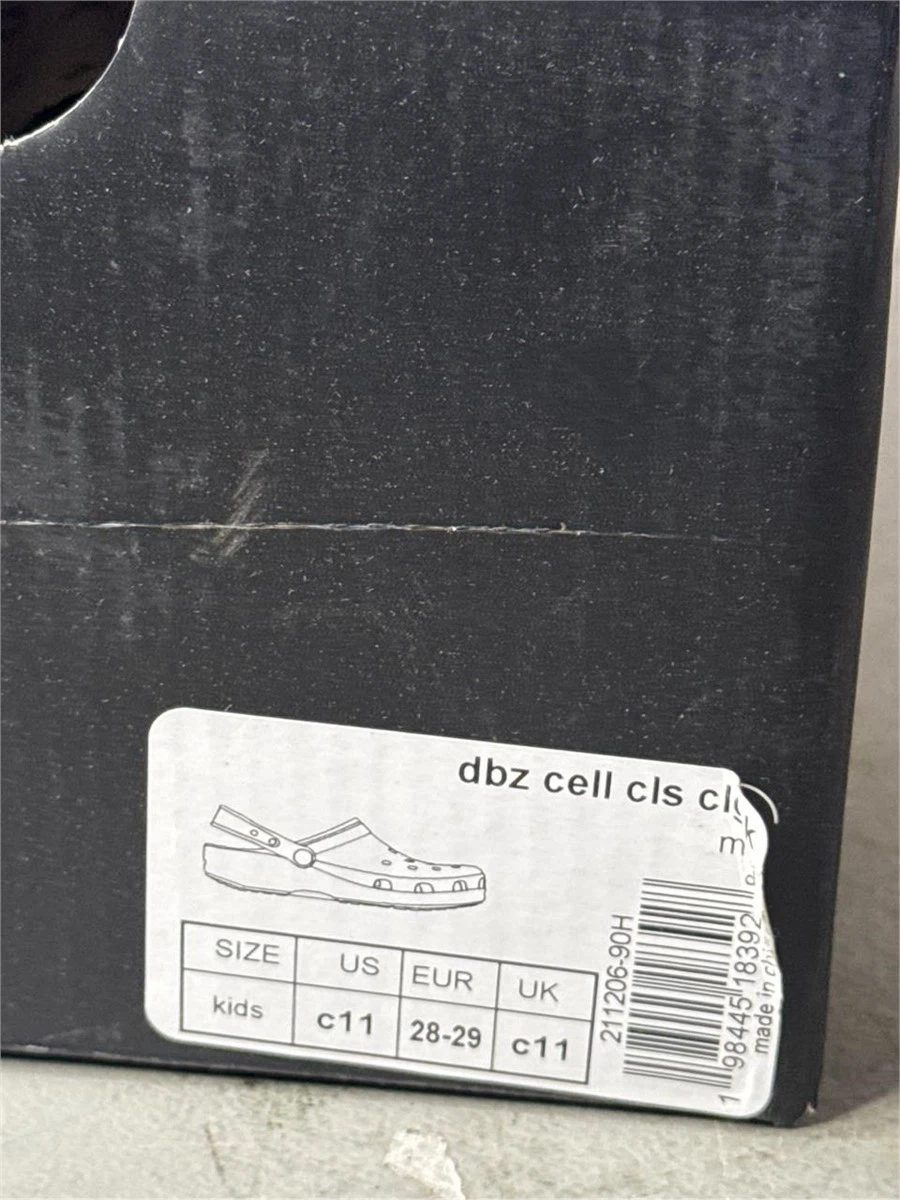 Crocs Kids Clogs Dragon Ball Z Cell Size C11 - photo 2