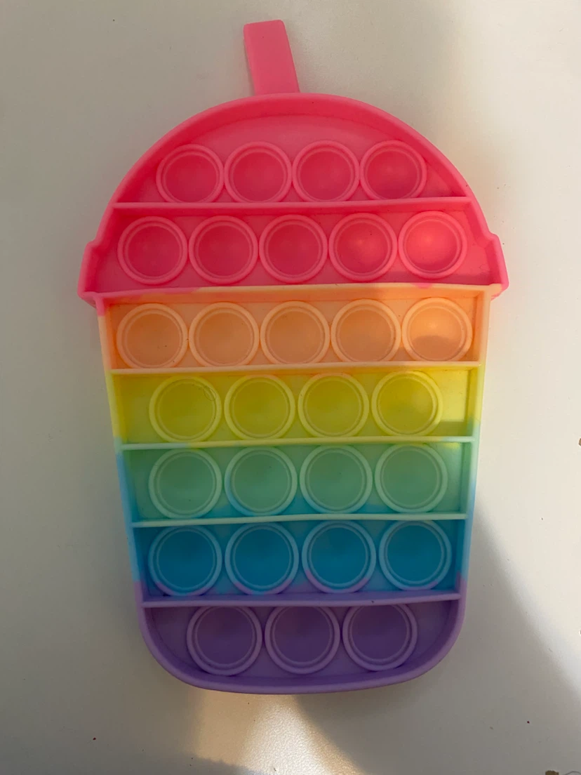 Rainbow Bubble Tea Pop-It Toy - photo 2