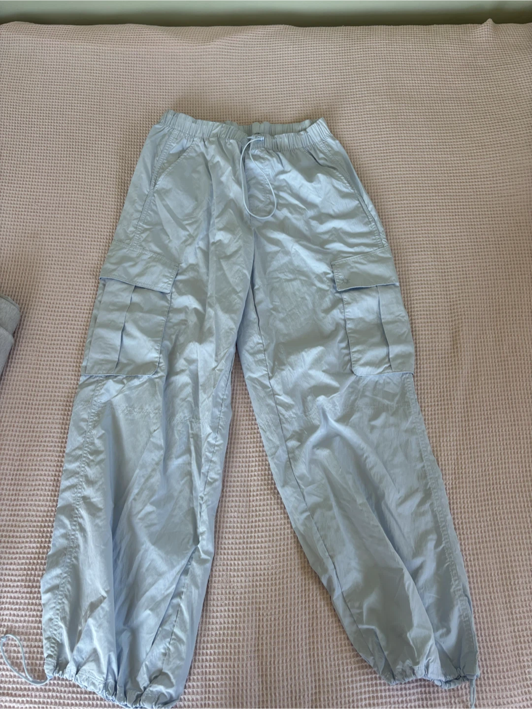 Light Blue Parachute Pants aerie - photo 3