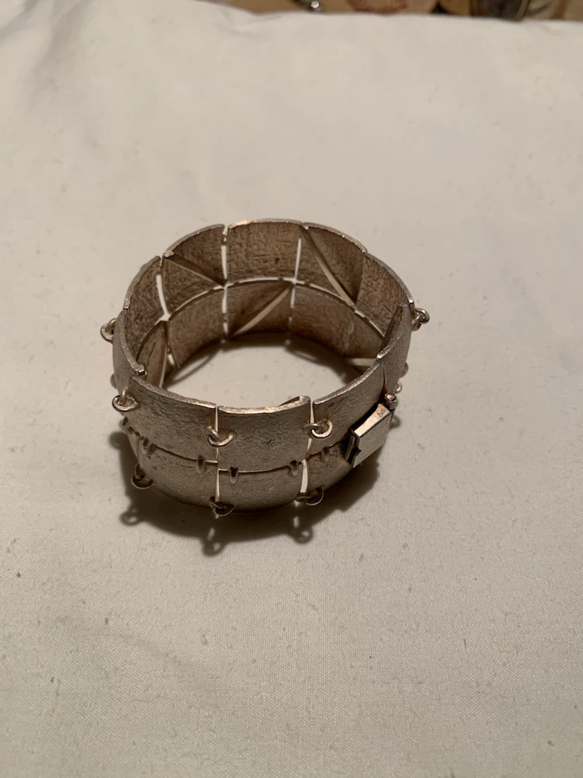 Silver-tone Link Bracelet