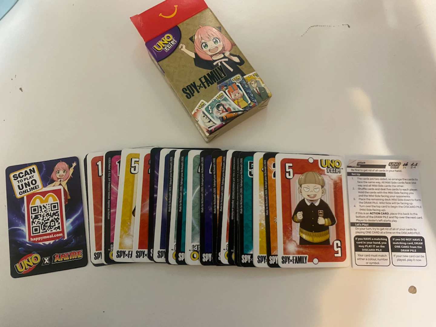 UNO Flip! SPY x FAMILY Card Game