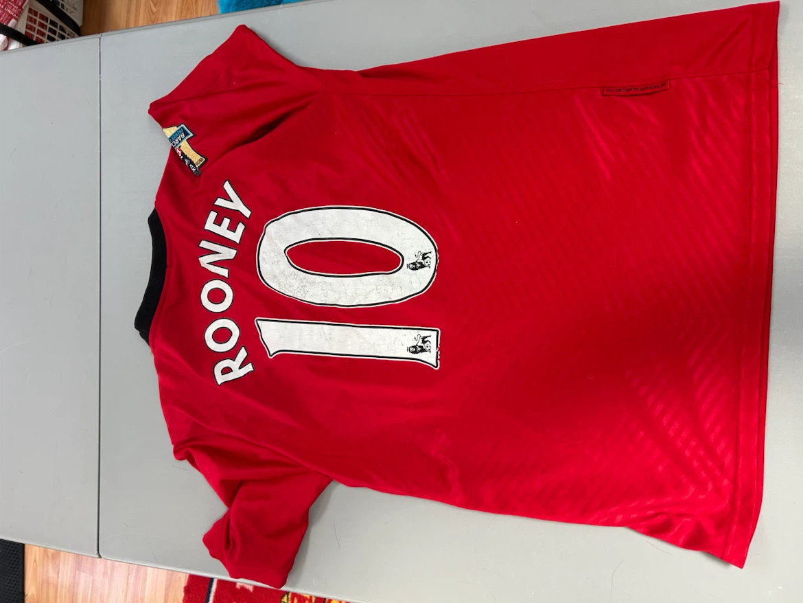 Manchester United Rooney 10 Football Jersey - photo 2