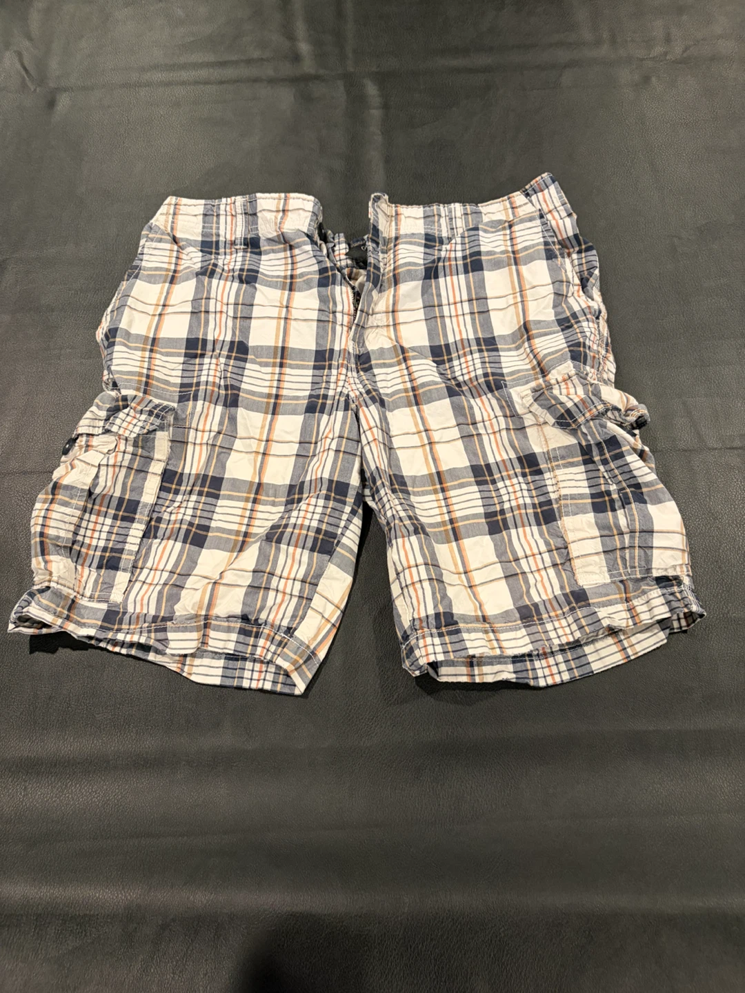 Men's Plaid Cargo Shorts