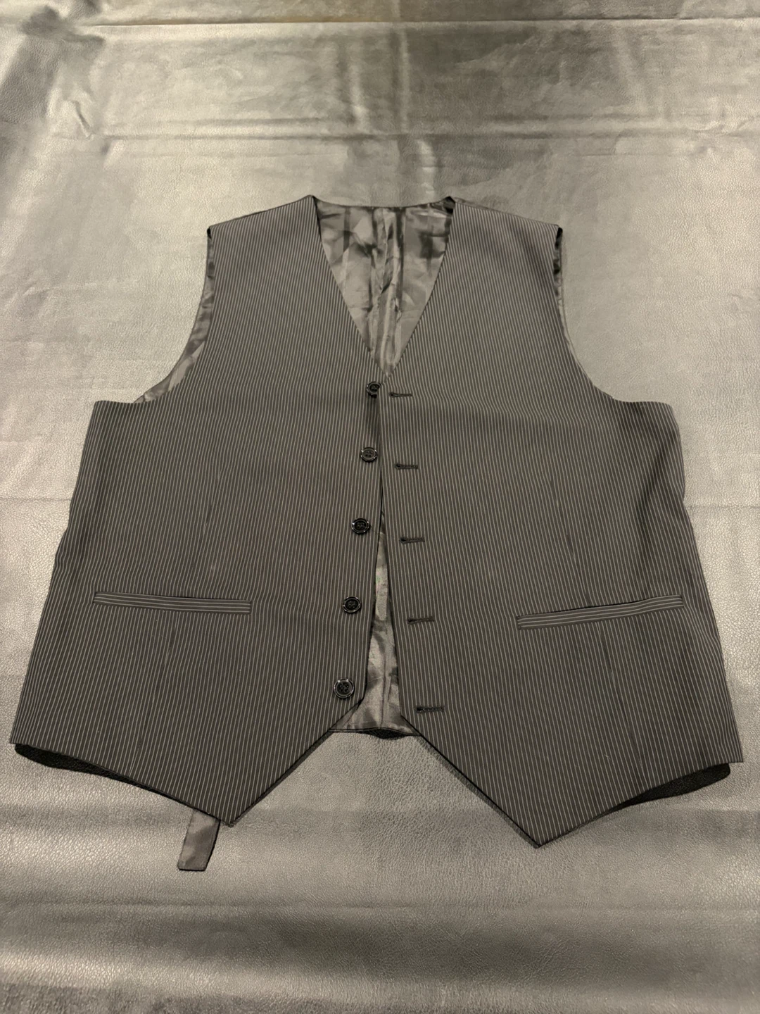 Men's Striped Dress Vest