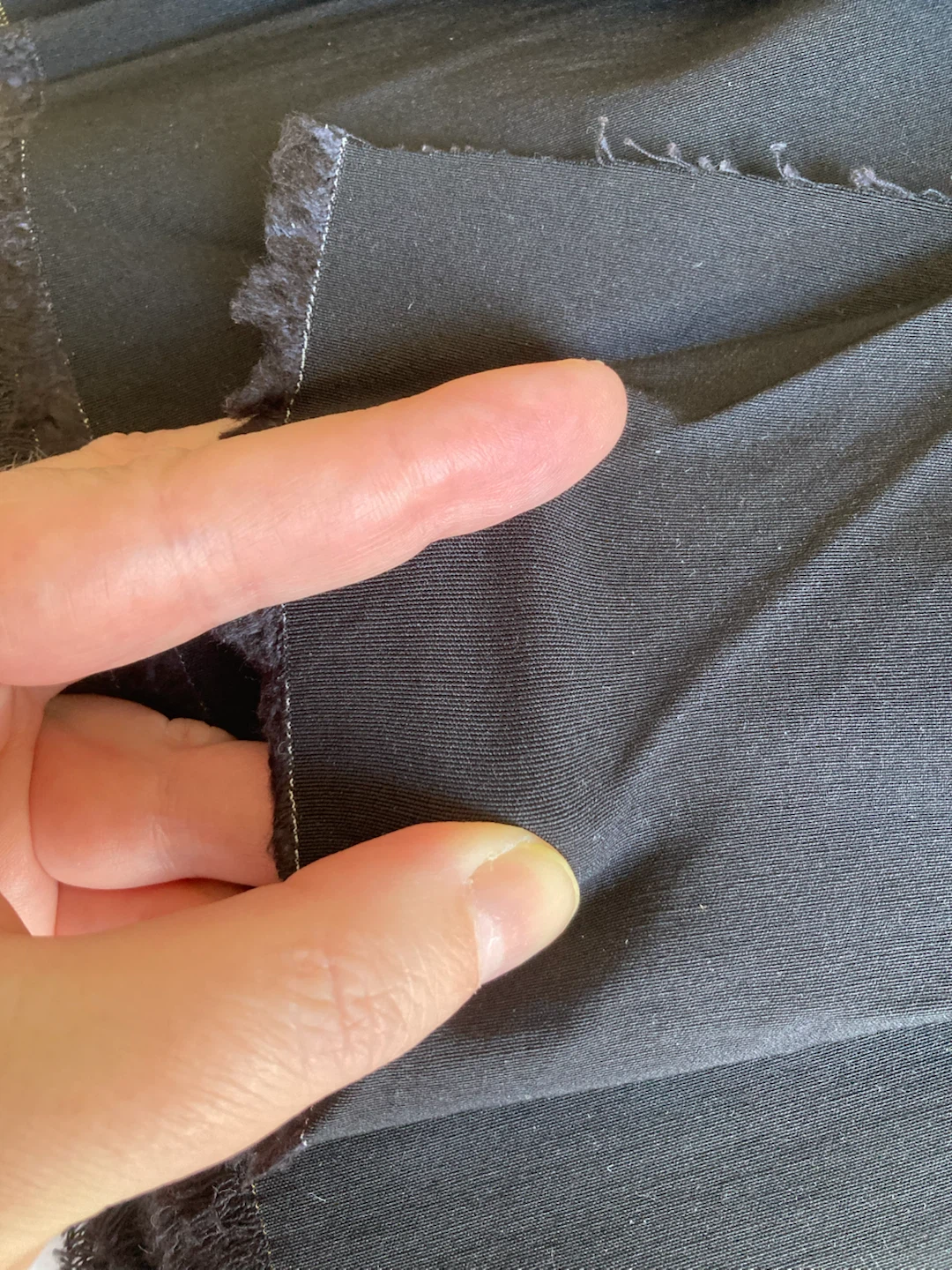 9m black poly cotton spandex fabric - photo 2