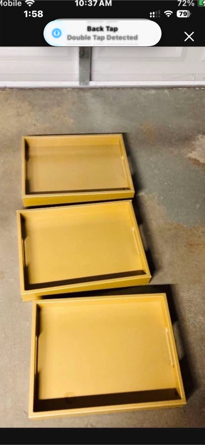 Set of 3 Serving Trays